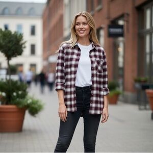 Abercrombie & Fitch Plaid Flannel Shirt